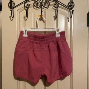 Pink lululemon shorts
